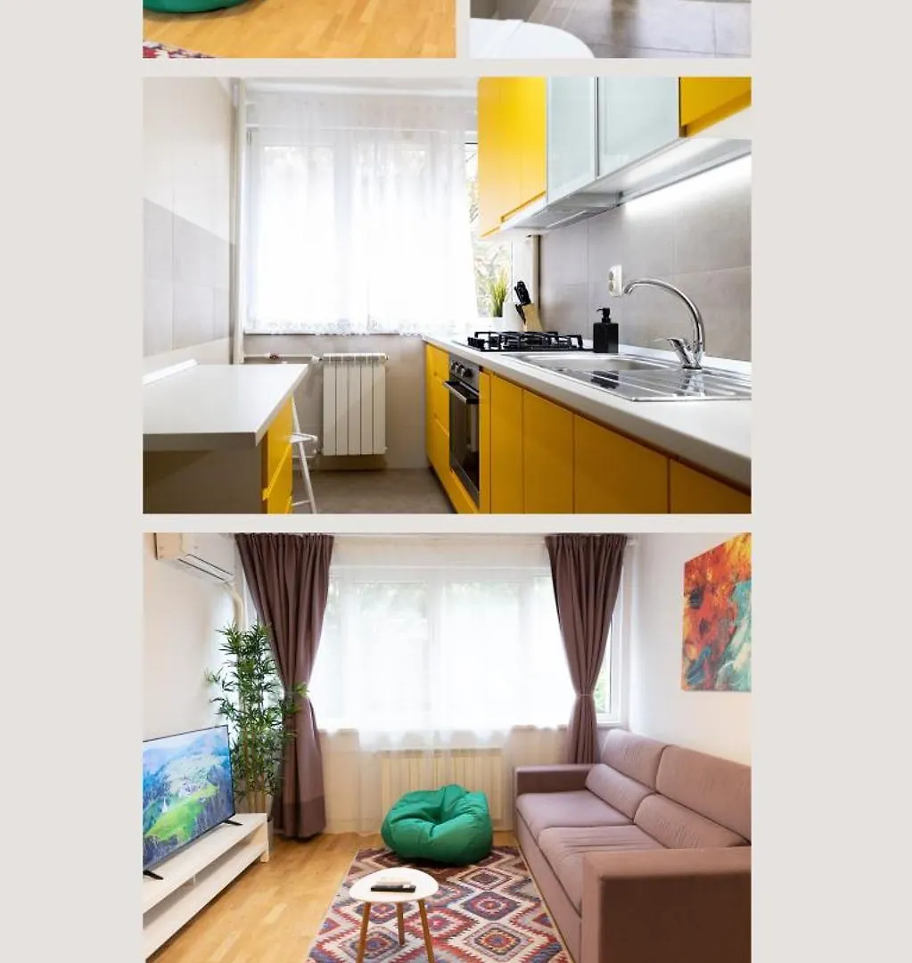Daire Old Town Central Oasis - Secured Parking Nearby - Self Check In - Metro Station At 1Min Bükreş